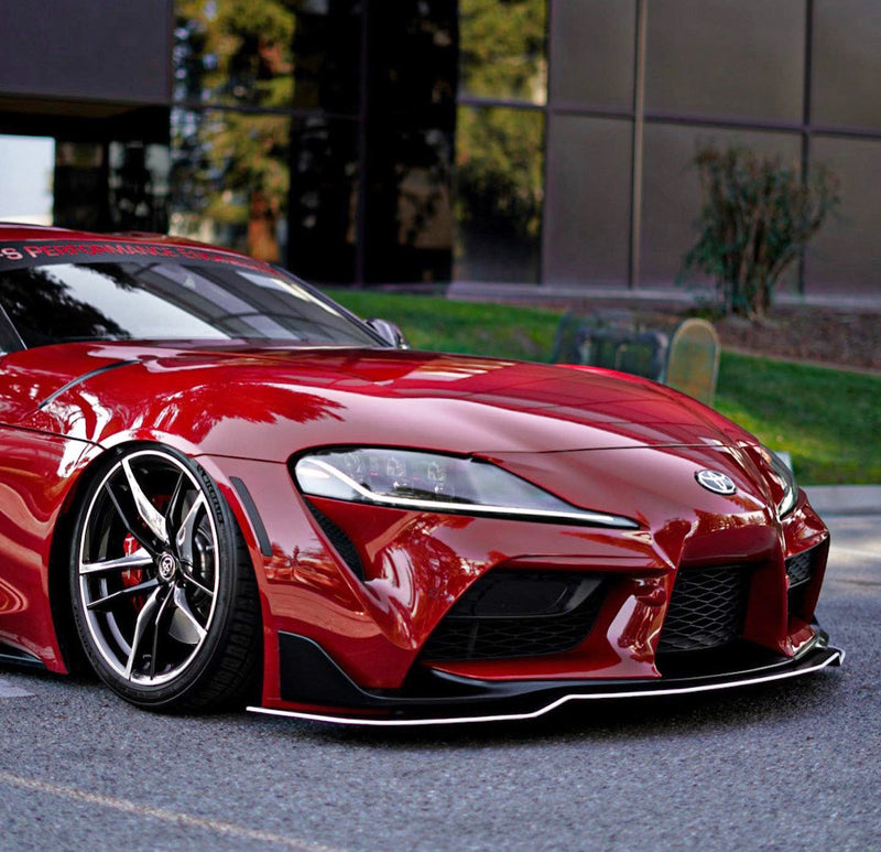 Load image into Gallery viewer, Toyota Supra (A90/A91) CHASSIS MOUNTED Front Splitter V1 (2020-2022) - FSPE
