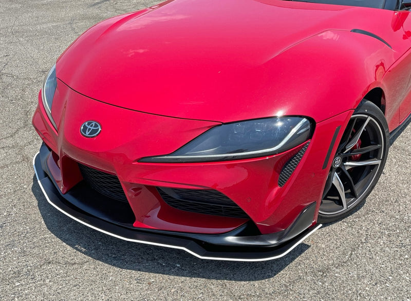 Load image into Gallery viewer, Toyota Supra (A90/A91) CHASSIS MOUNTED Front Splitter V1 (2020-2022) - FSPE
