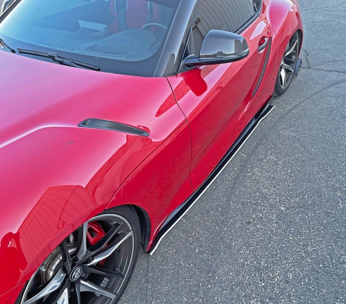 Toyota Supra (A90/A91) Side Skirt Extensions (2020-2022) V1 - FSPE