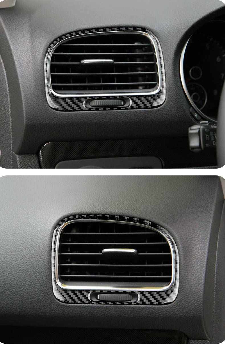 Load image into Gallery viewer, Volkswagen Golf MK6 (2008-2013) Carbon Fiber Air Outlet Trim - FSPE
