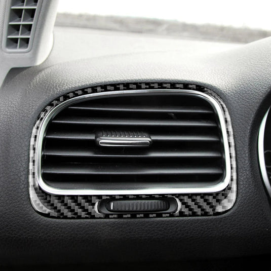 Volkswagen Golf MK6 (2008-2013) Carbon Fiber Air Outlet Trim - FSPE
