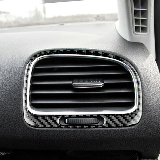 Volkswagen Golf MK6 (2008-2013) Carbon Fiber Air Outlet Trim - FSPE