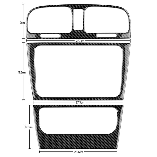 Volkswagen Golf MK6 (2008-2013) Carbon Fiber Central Control Panel Trim - FSPE