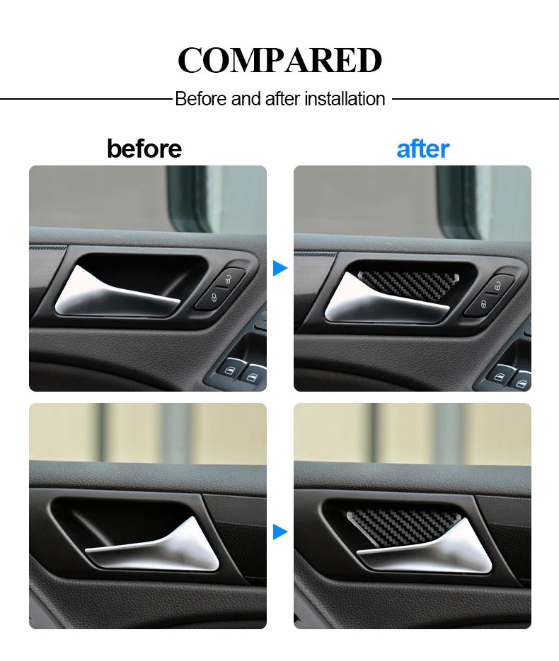 Load image into Gallery viewer, Volkswagen Golf MK6 (2008-2013) Carbon Fiber Door Handle Trim - FSPE
