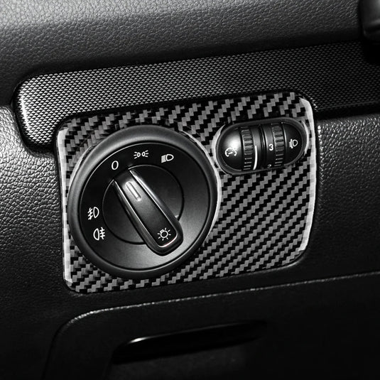 Volkswagen Golf MK6 (2008-2013) Carbon Fiber Headlight Switch Trim - FSPE