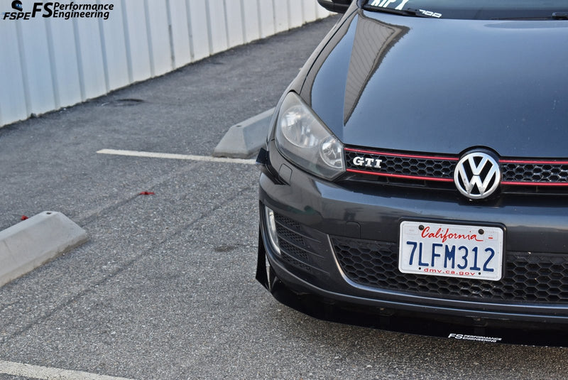 Load image into Gallery viewer, Volkswagen MK6 (2010-2014) Golf GTI Canards (Dive Planes) &quot;Send it&quot; - FSPE
