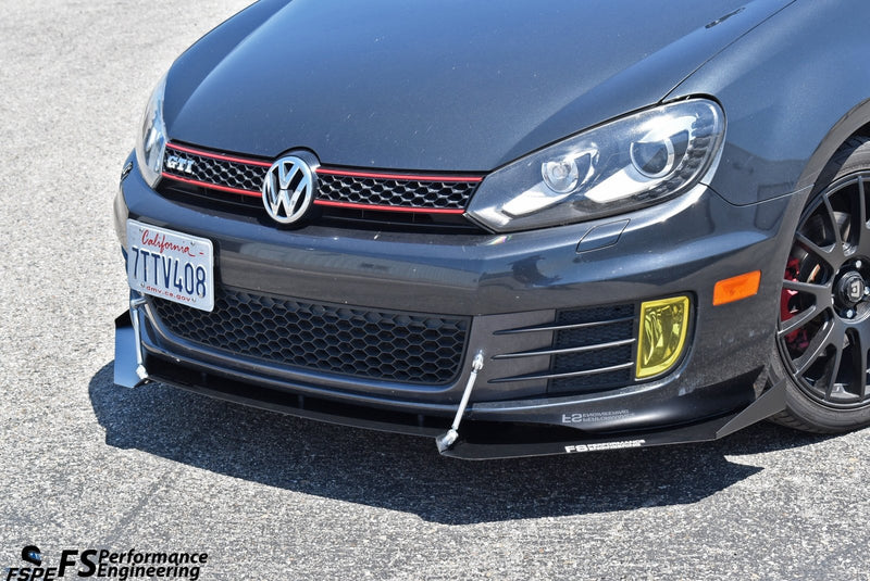 Load image into Gallery viewer, Volkswagen MK6 (2010-2014) Golf GTI Front Splitter V2 - FSPE
