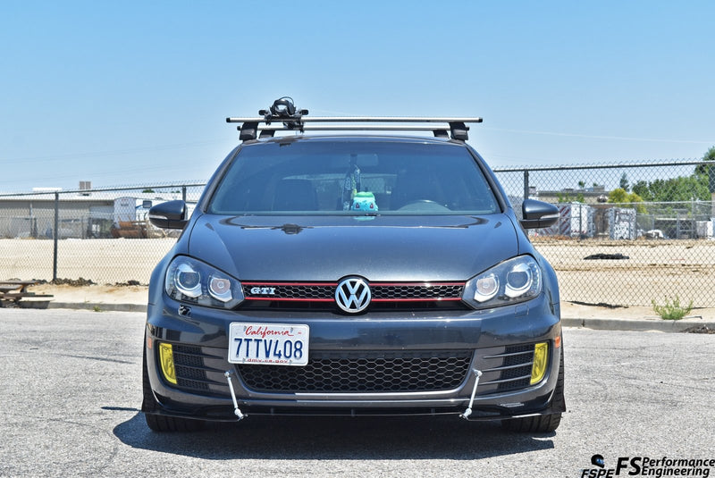 Load image into Gallery viewer, Volkswagen MK6 (2010-2014) Golf GTI Front Splitter V2 - FSPE
