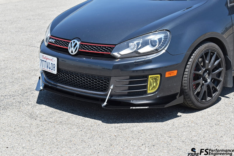 Load image into Gallery viewer, Volkswagen MK6 (2010-2014) Golf GTI Front Splitter V2 - FSPE
