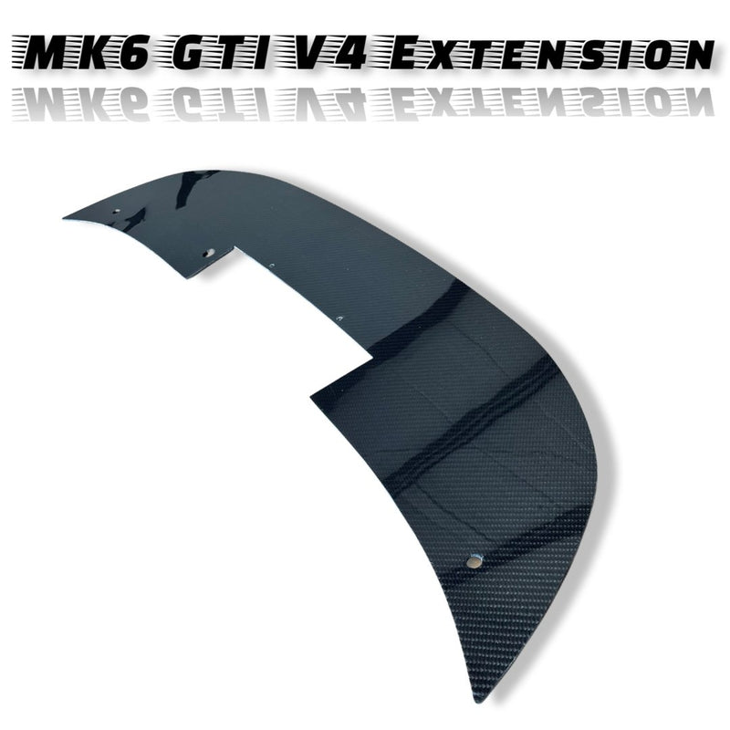 Load image into Gallery viewer, Volkswagen MK6 (2010-2014) Golf GTI / R Rear Spoiler Extension V4 - FSPE
