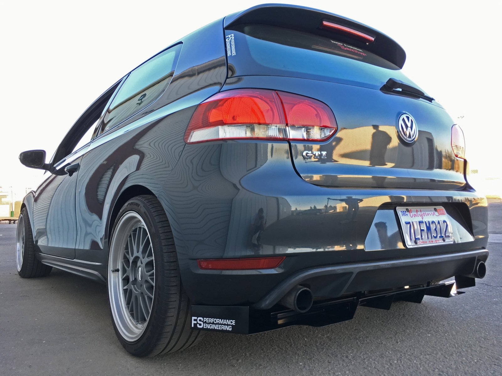 FS Performance Engineering - Volkswagen MK6 Golf GTI Rear Diffuser – FSPE