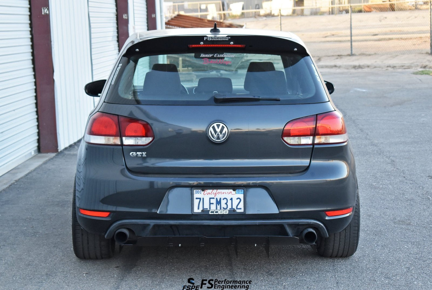 Volkswagen MK6 (2010-2014) Golf GTI Rear Diffuser V2 – FSPE