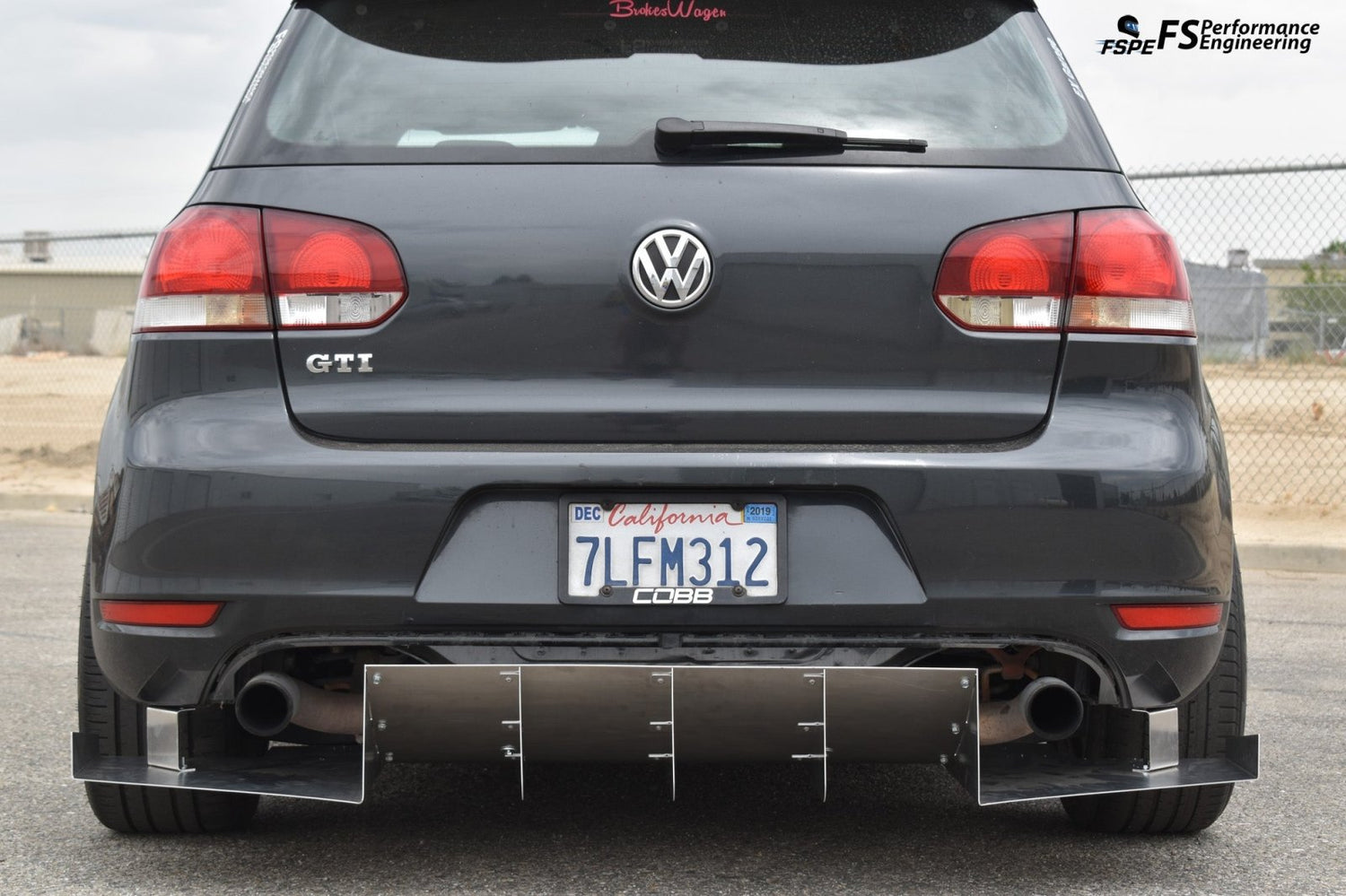 Volkswagen MK6 (2010-2014) Golf GTI Rear Diffuser V3 – FSPE