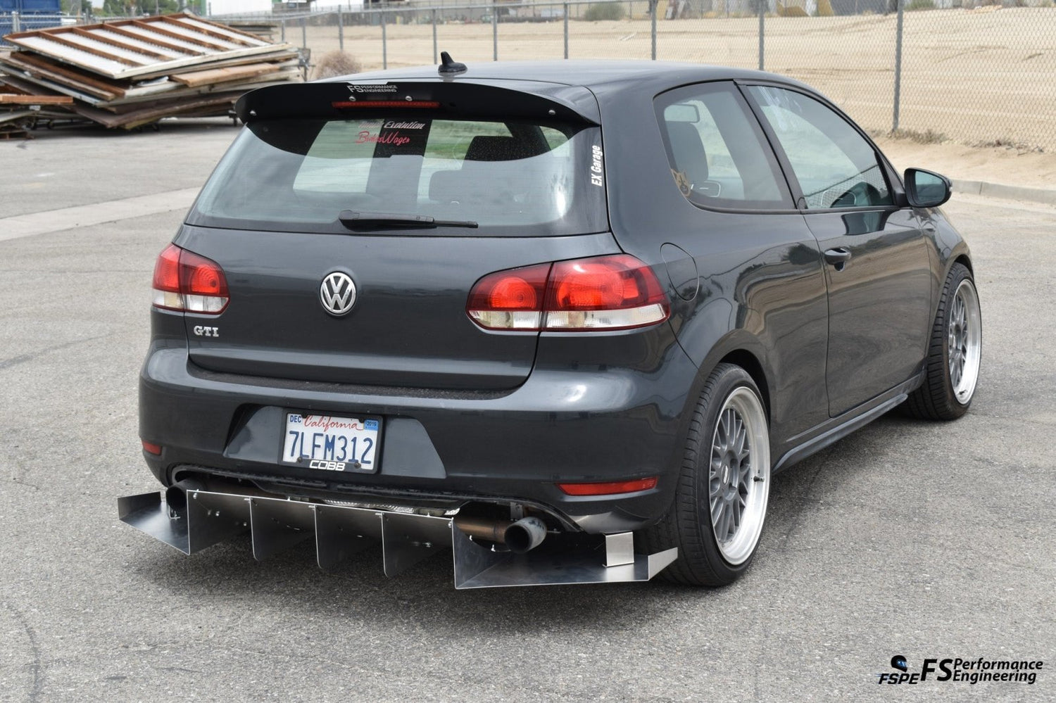 Volkswagen MK6 (2010-2014) Golf GTI Rear Diffuser V3 – FSPE