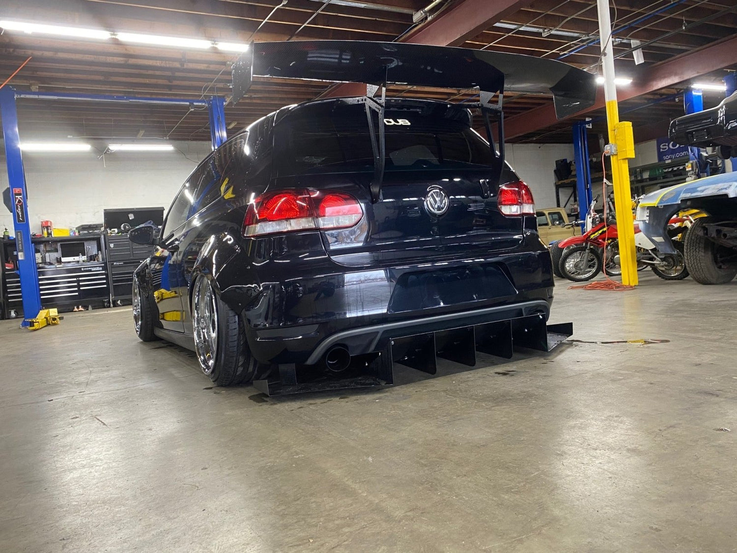 Mk6 Golf Rear Diffuser Volkswagen MK6 (2010-2014) Golf GTI Rear Diffuser V3 – FSPE