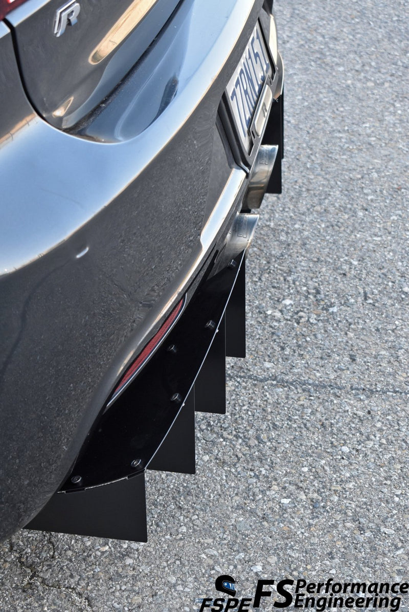 Load image into Gallery viewer, Volkswagen MK6 Golf R (2012-13) Rear Diffuser V1 - FSPE
