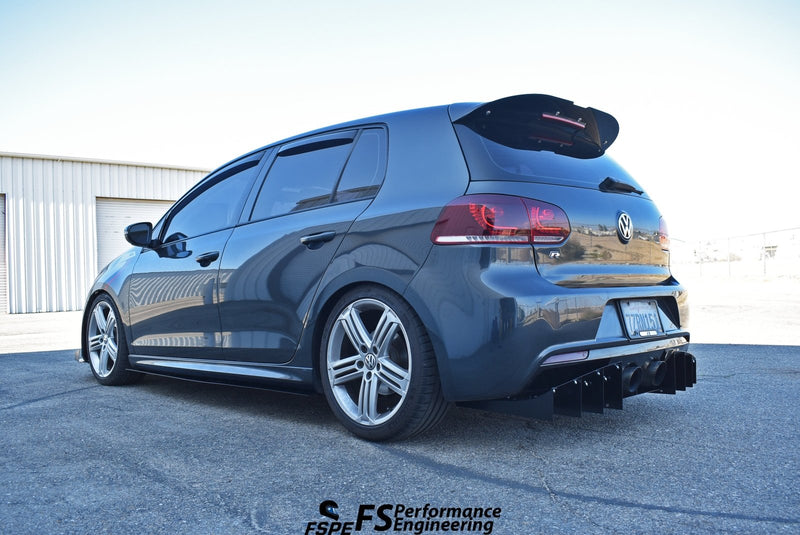 Load image into Gallery viewer, Volkswagen MK6 Golf R (2012-13) Rear Diffuser V1 - FSPE
