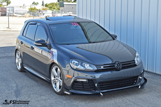 Volkswagen MK6 Golf R (2012-13) Side Skirt Extensions V1 - FSPE