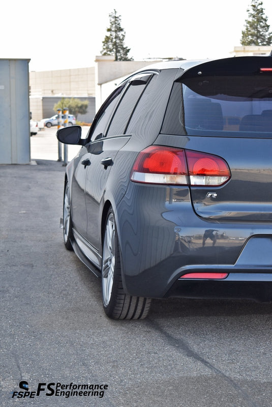 Volkswagen MK6 Golf R (2012-13) Side Skirt Extensions V1 - FSPE