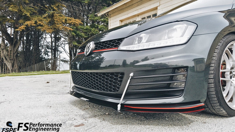 Load image into Gallery viewer, Volkswagen MK7 (2015-2017) Golf GTI Front Splitter &quot;I Wanna go Fausto&quot; - FSPE
