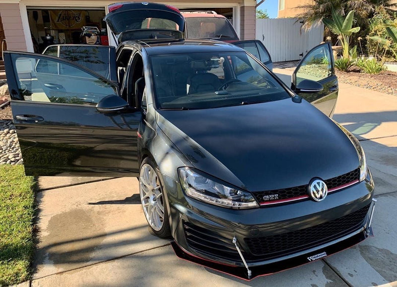 Load image into Gallery viewer, Volkswagen MK7 (2015-2017) Golf GTI Front Splitter &quot;I Wanna go Fausto&quot; - FSPE
