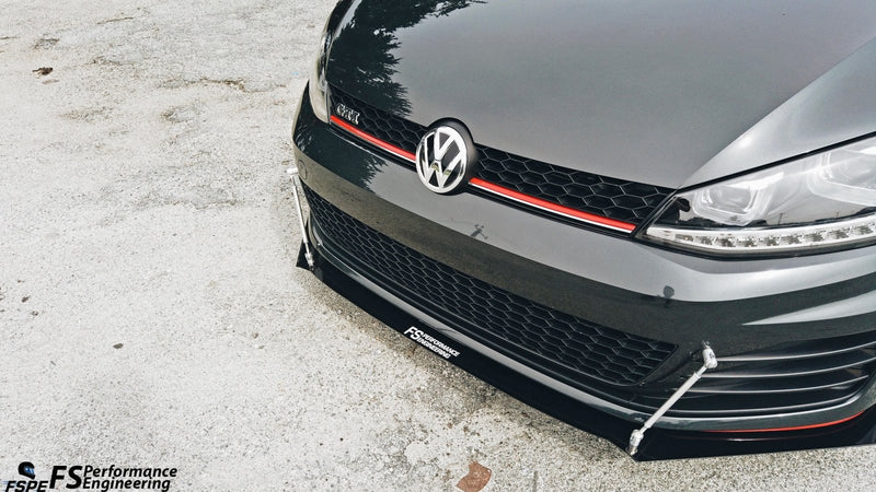 Load image into Gallery viewer, Volkswagen MK7 (2015-2017) Golf GTI Front Splitter &quot;I Wanna go Fausto&quot; - FSPE
