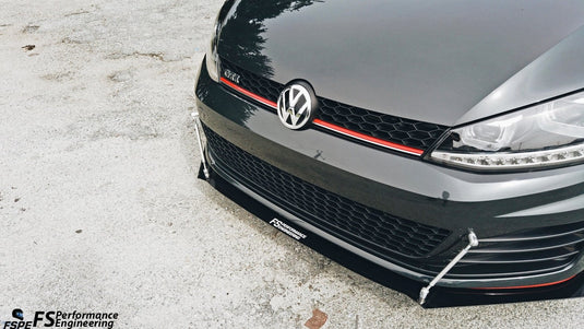 Volkswagen MK7 (2015-2017) Golf GTI Front Splitter "I Wanna go Fausto" - FSPE
