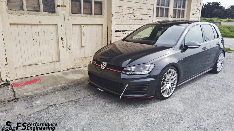 Load image into Gallery viewer, Volkswagen MK7 (2015-2017) Golf GTI Front Splitter &quot;I Wanna go Fausto&quot; - FSPE
