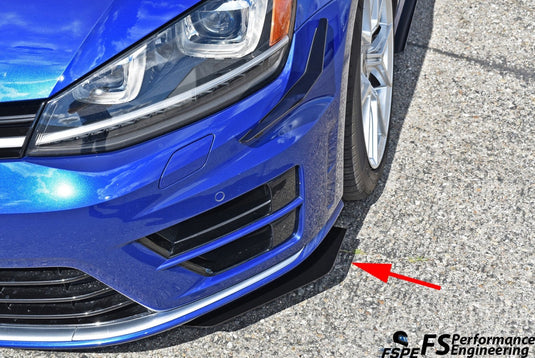 Volkswagen MK7 (2015-2017) Golf R Front Spats "Catfish" - FSPE