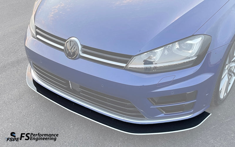 Load image into Gallery viewer, Volkswagen MK7 (2015-2017) Golf R Front Splitter Chassis Mounted - FSPE
