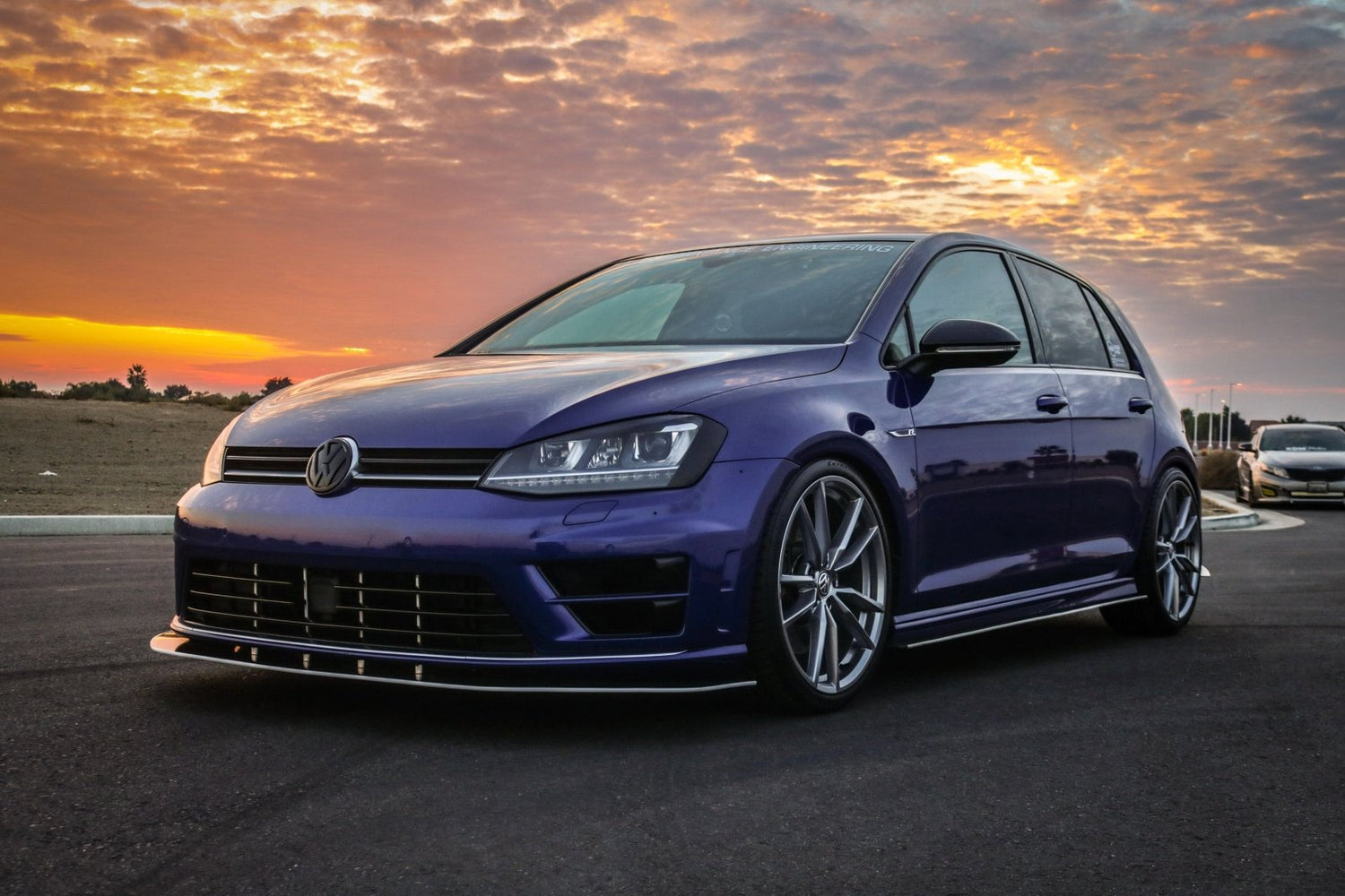 Vw Mk7 R Volkswagen MK7 (2015-2017) Golf R Front Splitter – FSPE