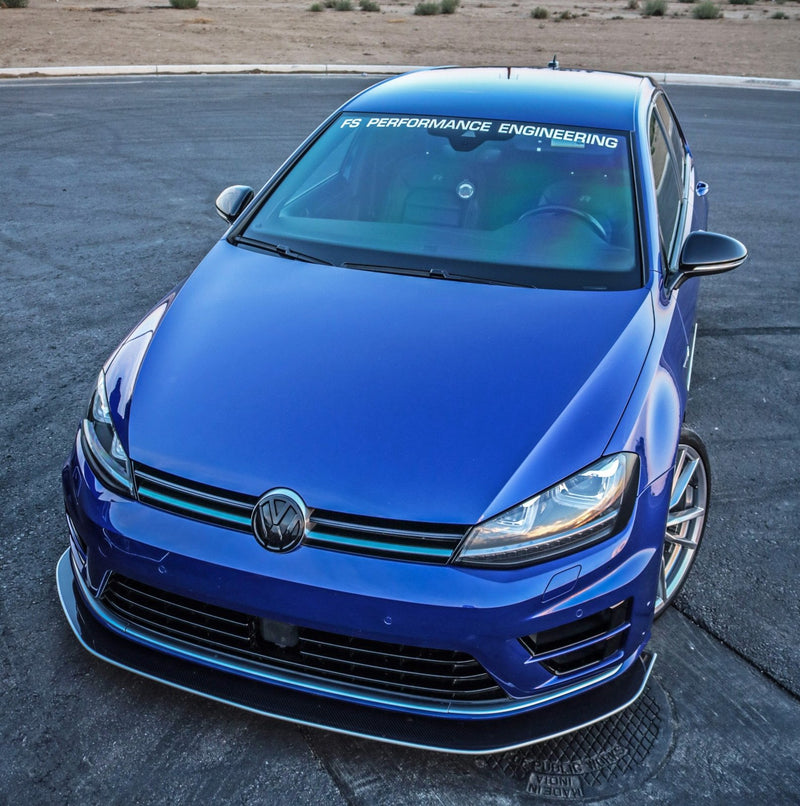 Load image into Gallery viewer, Volkswagen MK7 (2015-2017) Golf R Front Splitter Chassis Mounted - FSPE
