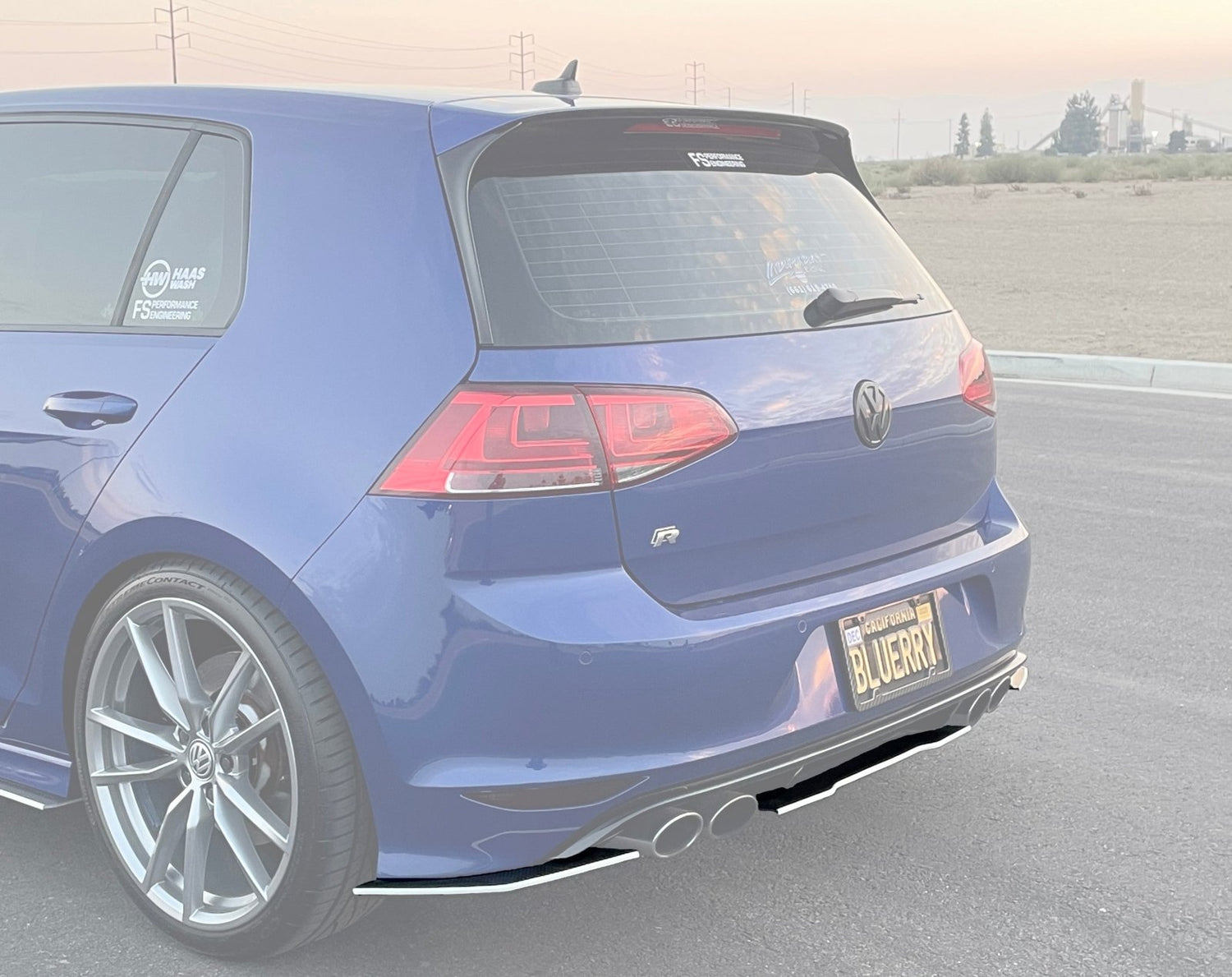 Volkswagen MK7 (2015-2017) Golf R Rear Spats / Valance / Diffuser – FSPE