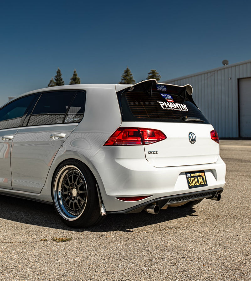 Load image into Gallery viewer, Volkswagen MK7 / 7.5 (2015-2021) Golf GTI / R Carbon Fiber Rear Spoiler Extension V1 - FSPE
