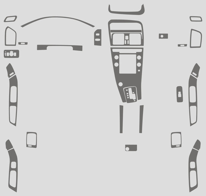 Volvo XC60 (2009-2012) Carbon Fiber Full Set Trim Kit - FSPE